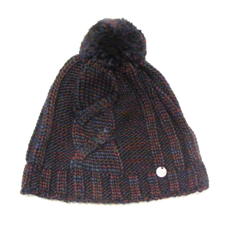 BEANIE-Satila-Bellmore-Dark Blue+Maroon