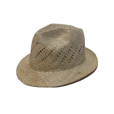 Straw Hat-Fedora-Natural