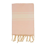 Beach Towel-Race Stripe-Light Pink