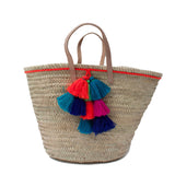 Baskets-Moroccan-Fiesta Tassel-Orange