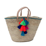 Baskets-Moroccan-Fiesta Tassel-Turquoise