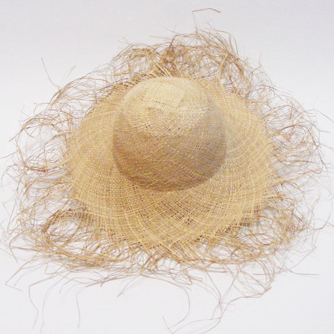 Straw Hat-BushyBrim-Natural