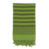 Beach Towel-Double Stripe-Green