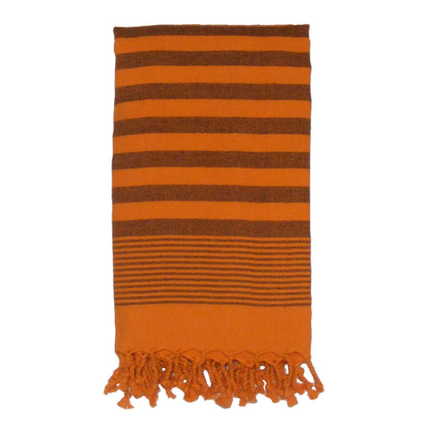 Beach Towel-Double Stripe-Orange