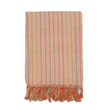 Beach Towel-Vertical Stripe-Mandarin Stripe