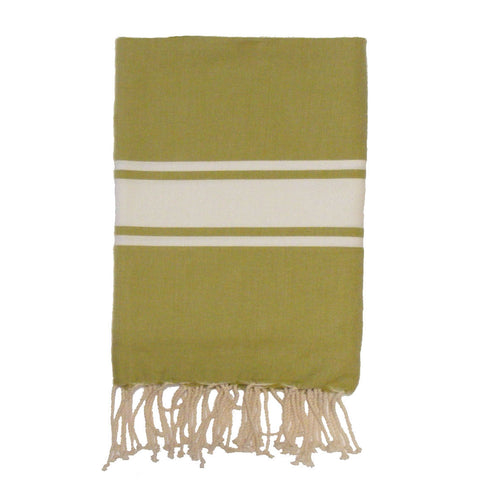 Beach Towel-Race Stripe-Racing Avo